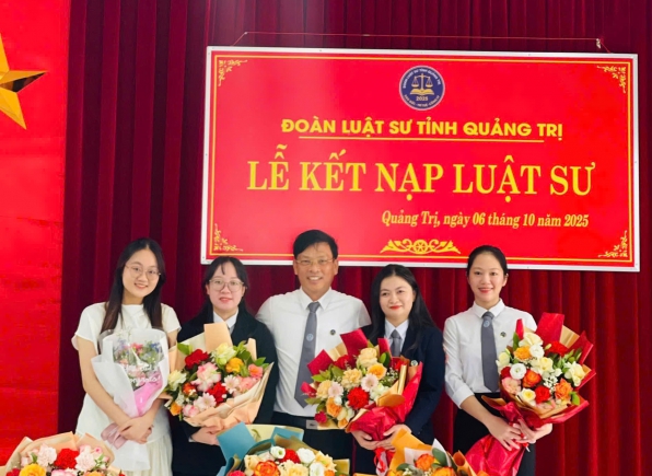 Kết nạp vào Đoàn Luật sư Quảng Trị – Dấu mốc giữa mùa tri ân nghề luật